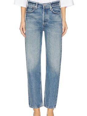 Citizens Of Humanity Blaine Mid Rise Straight Leg Jeans in Perri